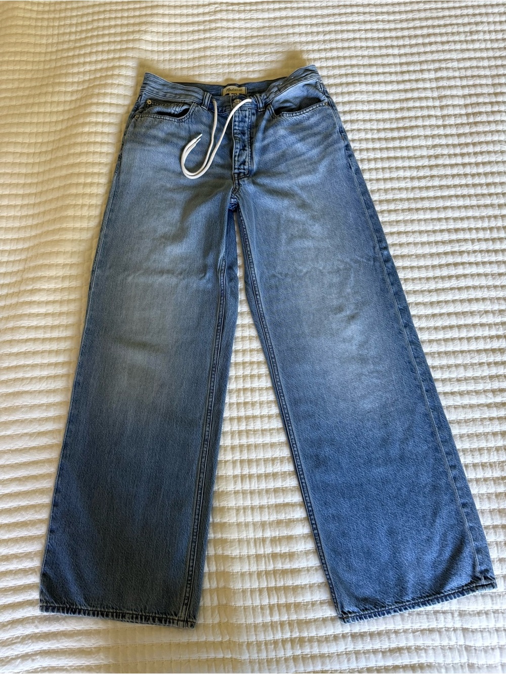 Madewell Women's Superwide-Leg Jeans: Drawstring Edition